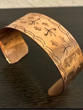Copper cuff bracelet Made in Mexico New